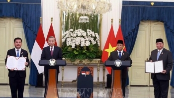 Bộ trưởng Nguyễn Hồng Diên tháp tùng Tổng Bí thư Tô Lâm dự các hoạt động cấp cao tại Indonesia