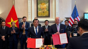 Chùm ảnh: Việt Nam - Hoa Kỳ ký nhiều thỏa thuận hợp tác về kinh tế, thương mại