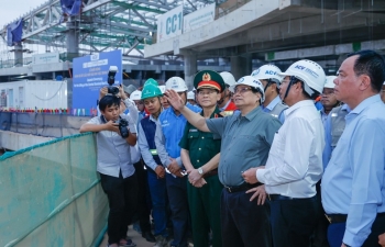 Thủ tướng Phạm Minh Chính kiểm tra tiến độ dự án sân bay Long Thành