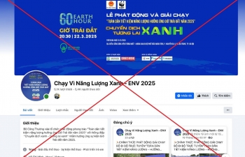 Cảnh báo loạt fanpage giả mạo Giải chạy Giờ Trái đất 2025