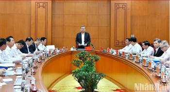 Tổng Bí thư Tô Lâm: Kiên quyết không để lọt vào cấp ủy khóa mới cán bộ suy thoái, tham nhũng