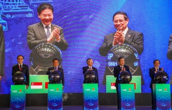 Toàn cảnh Lễ khởi công Khu công nghiệp VSIP Thái Bình