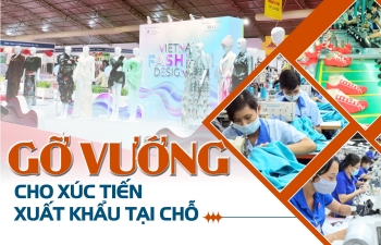 Gỡ vướng cho xúc tiến xuất khẩu tại chỗ