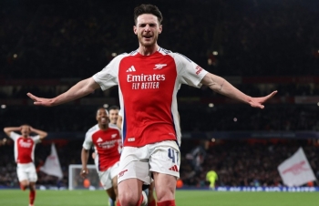 Kỷ lục của Declan Rice giúp Arsenal nhấn chìm Real Madrid