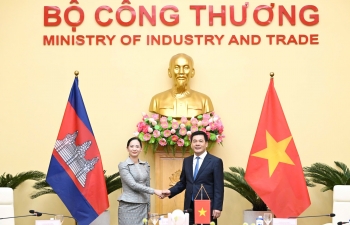 Chùm ảnh: Việt Nam - Campuchia ký thỏa thuận hợp tác kinh tế, thương mại
