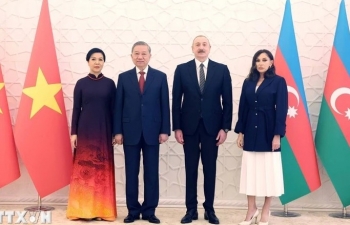 Lễ đón Tổng Bí thư Tô Lâm và Phu nhân thăm cấp Nhà nước Azerbaijan
