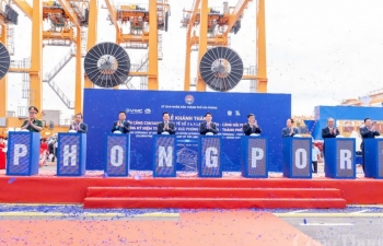 Chùm ảnh: Hải Phòng khánh thành Bến cảng Container quốc tế vốn đầu tư gần 7.000 tỷ đồng