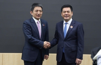 Bộ trưởng Nguyễn Hồng Diên họp song phương với Thứ trưởng Trung Quốc