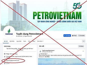 Cảnh báo trang mạo danh Petrovietnam để lừa đảo tuyển dụng