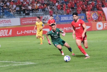 Thể Công - Hải Phòng: Mưa bàn thắng dội xuống sân Hàng Đẫy