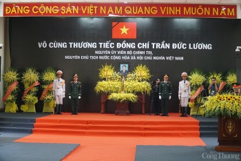 Lễ viếng nguyên Chủ tịch nước Trần Đức Lương tại Quảng Ngãi