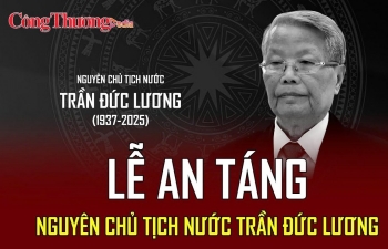 TRỰC TIẾP: Lễ an táng nguyên Chủ tịch nước Trần Đức Lương