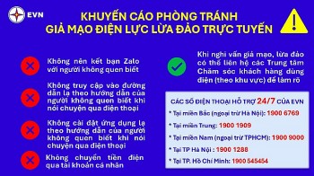 EVN khuyến cáo 4 'không' để tránh mất tiền điện do lừa đảo trực tuyến