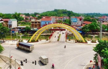 Một huyện ở Thái Nguyên về đích nông thôn mới nâng cao