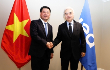 Chùm ảnh: Bộ trưởng Nguyễn Hồng Diên làm việc với Giám đốc IEA bàn giải pháp hợp tác năng lượng