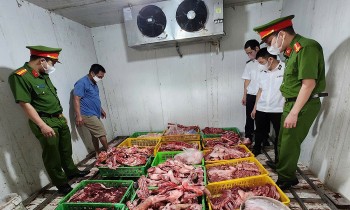 Bắc Giang: Phát hiện gần 1,8 tấn xương và thịt lợn bẩn