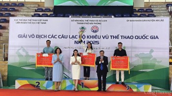 Hải Phòng: Tưng bừng giải khiêu vũ thể thao quốc gia 2025