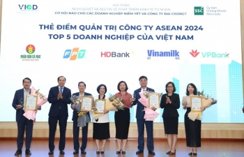 PVCFC: Top 5 doanh nghiệp dẫn đầu thẻ điểm ASEAN ACGS