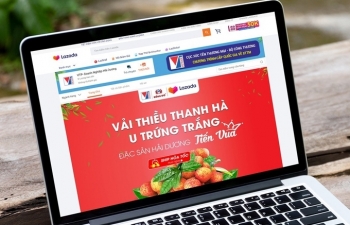 Vải thiều Thanh Hà lên sàn thương mại điện tử