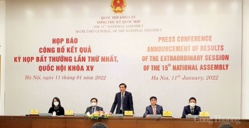 Quốc hội kết thúc kỳ họp bất thường lần thứ nhất, thông qua 1 Luật, 4 Nghị quyết