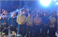 Đoàn thanh niên Bộ Công Thương dâng hương tri ân các anh hùng liệt sỹ