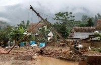 Mưa lớn cục bộ gây nhiều thiệt hại tại Lào Cai và Hà Giang