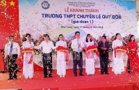 Khánh Hòa: Khánh thành trường PTTH Chuyên Lê Quý Đôn do Khatoco tài trợ