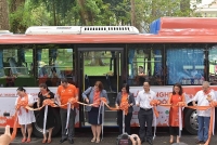 TP. Hồ Chí Minh ra quân hành trình xe buýt màu cam an toàn hưởng ứng bình đẳng giới