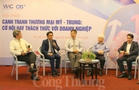 Xung đột thương mại Mỹ - Trung: Thách thức đan xen cơ hội cho doanh nghiệp Việt