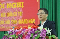 Bộ trưởng Trần Tuấn Anh tiếp xúc cử tri tỉnh Quảng Ngãi