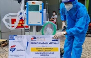 Doanh nghiệp châu Âu đã ủng hộ 150.000 USD cho Việt Nam chống COVID-19