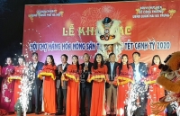 Khai mạc Hội chợ hàng hóa nông sản thực phẩm Tết Canh Tý 2020
