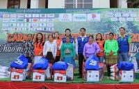 ''Caravan - Hành trình nhân ái'' lần thứ 3: 100 triệu đồng đến với nhân dân và chiến sĩ cửa khẩu Lóng Sập