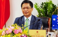 Bộ trưởng Trần Tuấn Anh đề nghị Australia đẩy nhanh tiến độ cấp phép nhập khẩu cho các sản phẩm nông sản