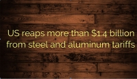 Hoa Kỳ thu được hơn 1,4 tỷ USD từ thuế thép và nhôm