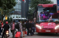 Hỗ trợ xe đưa công nhân về quê đón Tết