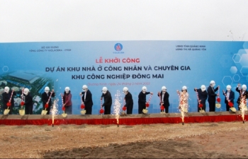Quảng Ninh: Khởi công dự án khu nhà cho người lao động tại KCN Đông Mai