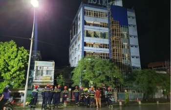 TP. Hải Phòng: Sập nhà cao tầng thuộc khách sạn Hải Yến