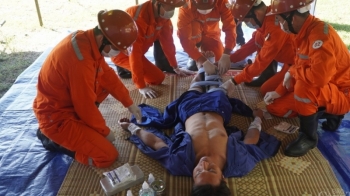 TKV tổ chức Hội thao Kỹ thuật cấp cứu mỏ bán chuyên năm 2021