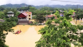 Lạng Sơn: 13 cột điện bị đổ, gẫy do mưa lớn cục bộ