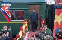 Tàu chở Chủ tịch Triều Tiên Kim Jong-un đã tới ga Đồng Đăng