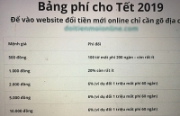 Dịch vụ đổi tiền lẻ lì xì Tết nhộn nhịp sớm