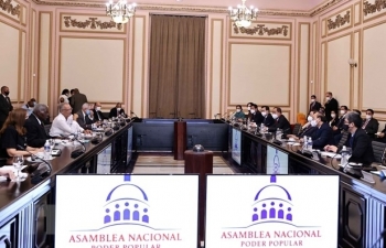 Quốc hội Việt Nam - Cuba: Tiếp tục phối hợp thông qua phê chuẩn văn kiện hợp tác song phương