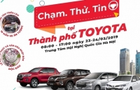 Nhiều trải nghiệm thú vị cho khách hàng tại ngày hội của Toyota Việt Nam