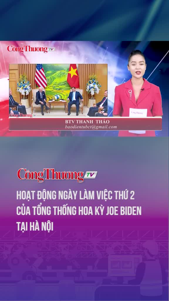 Hoạt động ngày làm việc thứ 2 của Tổng thống Hoa Kỳ Joe Biden tại Hà Nội