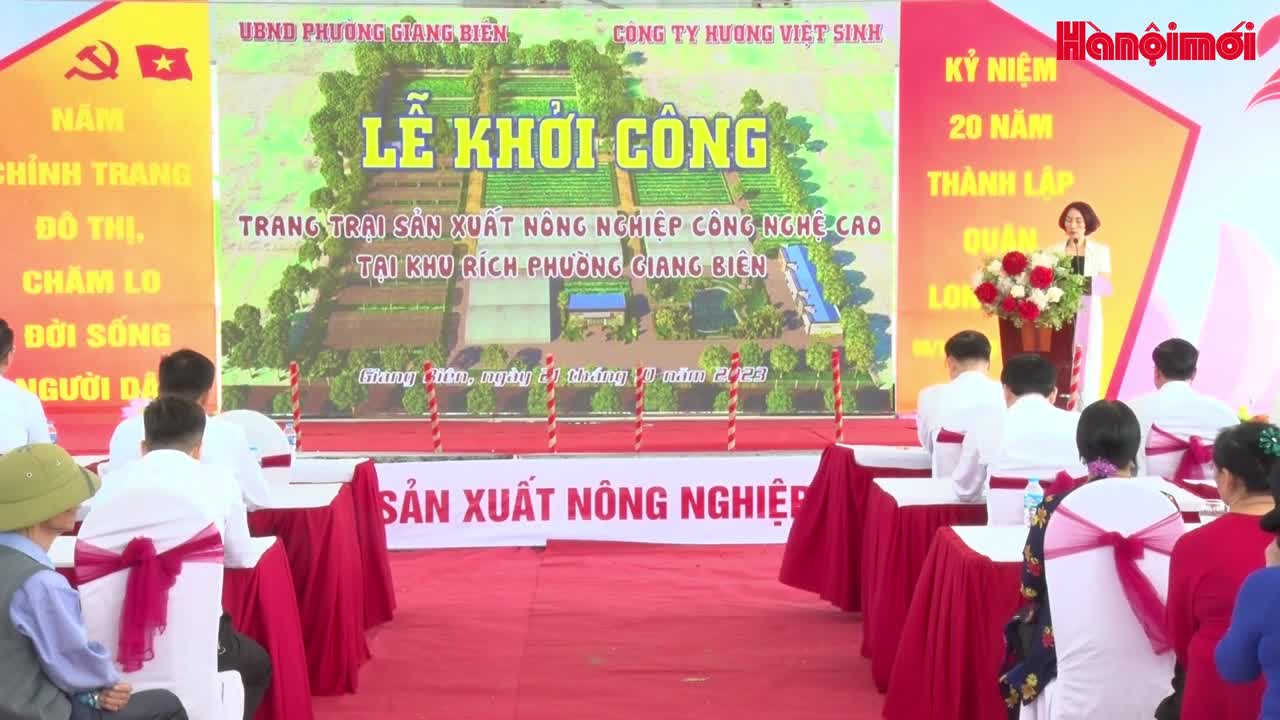 Khởi công trang trại sản xuất rau an toàn phục vụ suất ăn bán trú trong nhà trường