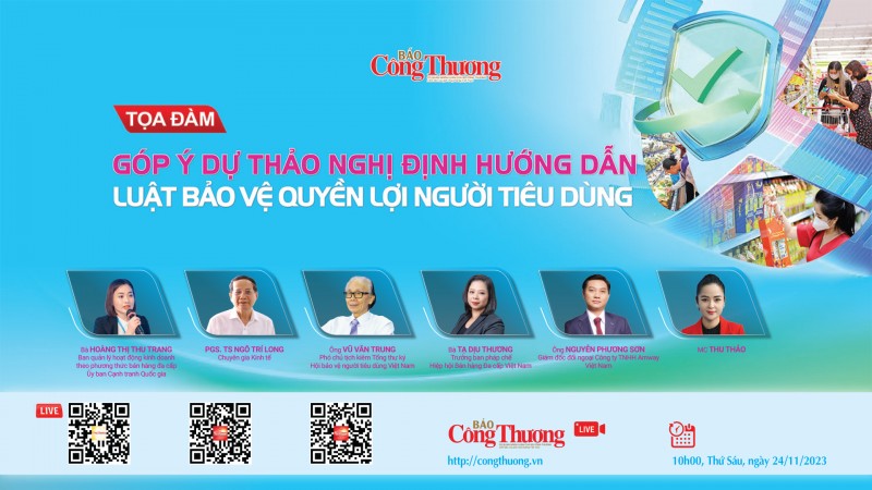 Tọa đàm “Góp ý dự thảo Nghị định hướng dẫn Luật bảo vệ người tiêu dùng”