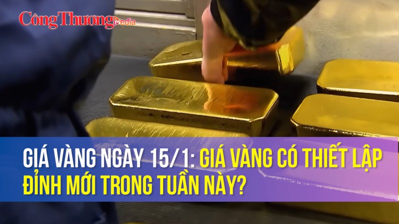 Giá vàng ngày 15/1: Giá vàng có thiết lập đỉnh mới trong tuần này?
