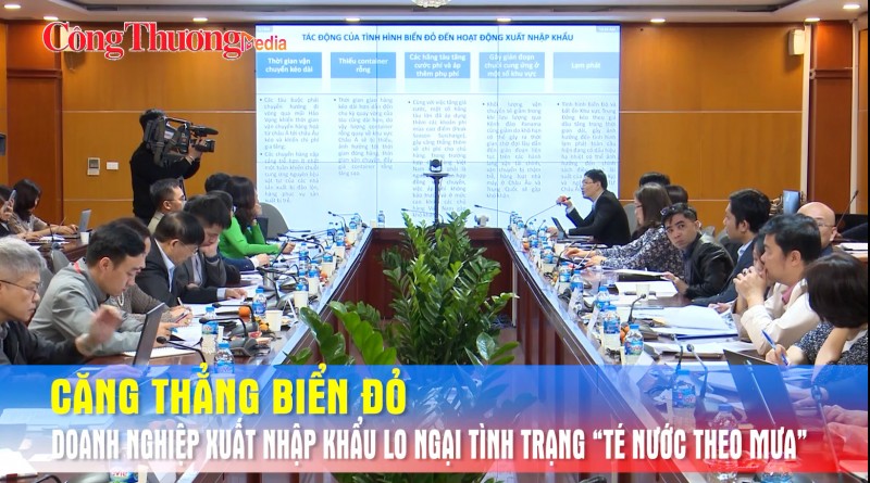Căng thẳng Biển Đỏ: Doanh nghiệp xuất nhập khẩu lo ngại tình trạng “té nước theo mưa”