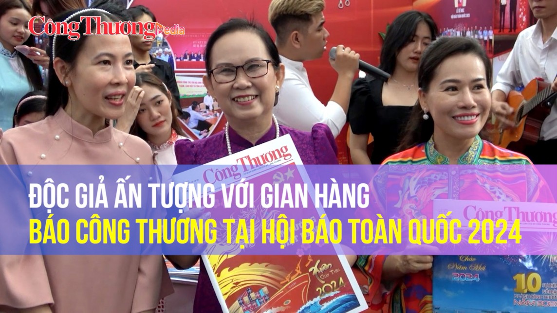 Độc giả ấn tượng với gian hàng Báo Công Thương tại Hội báo toàn quốc 2024